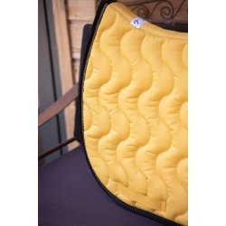 PENELOPE Classic sadelunderlag mustard/sort full