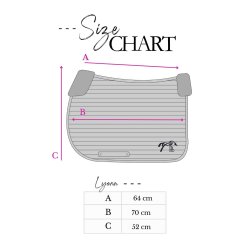 PENELOPE Sadelunderlag Lyona Fake fur sort