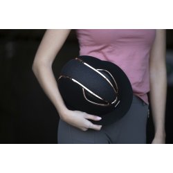 LAMI-CELL ARTEMIS Sikkerhedsridehjelm sort rosegold