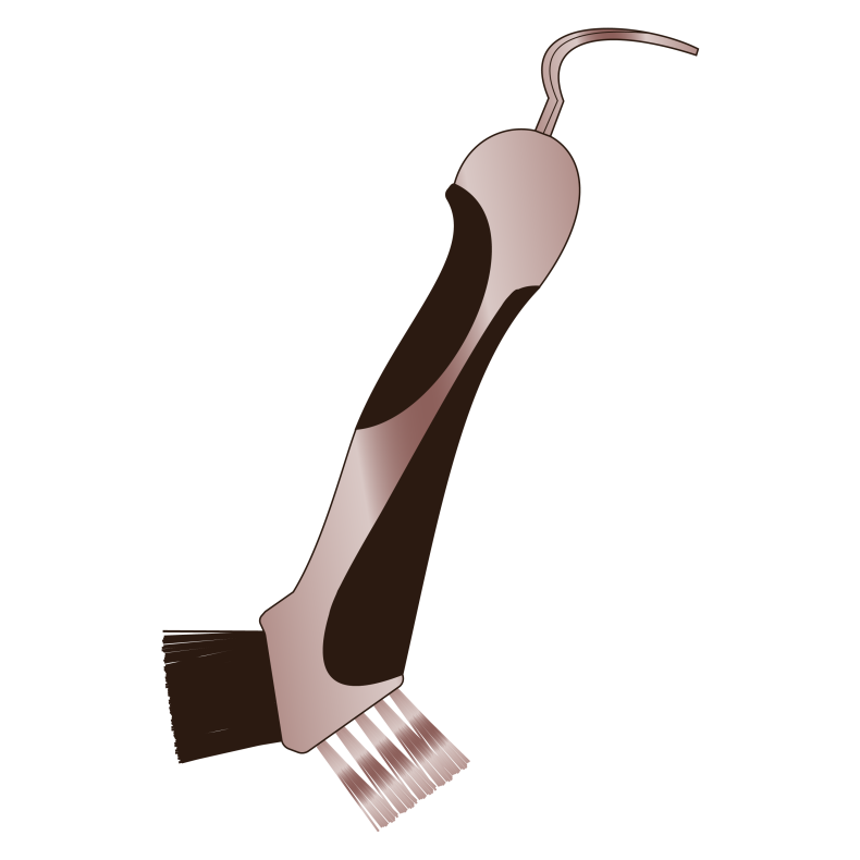 Hovrenser IRH Scraper 1SIZE Dark brown-Rose gold