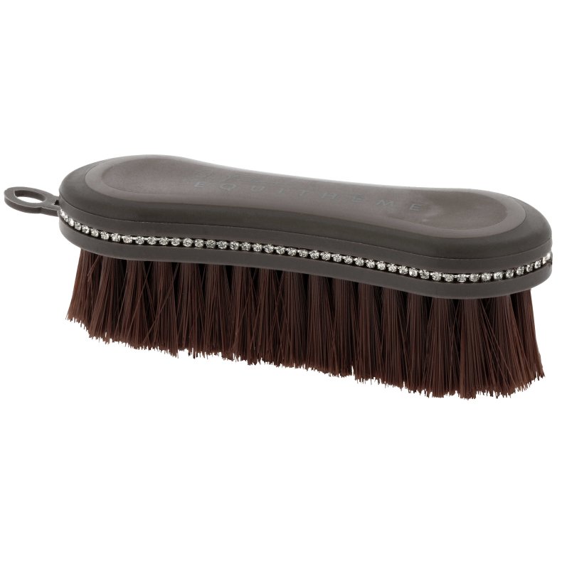 EQUITHEME je t'aime Hoved b�rste med sten brun