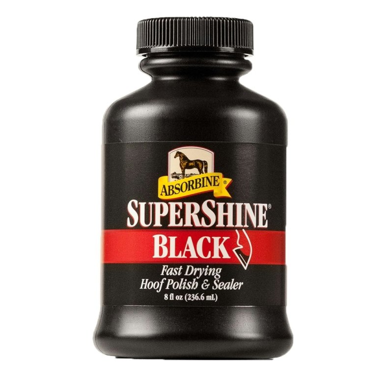 Absorbine SuperShine Black Hoof Polish 235ml