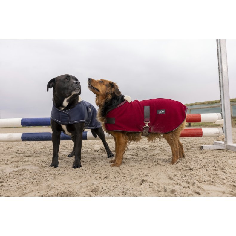 DIEGO &amp; LOUNA Fleece hundedkken Bordeaux