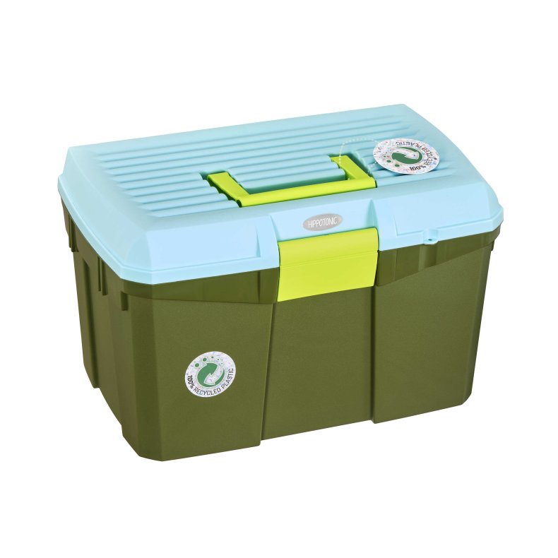 HIPPOTONIC Strigleboks 2-farvet PATAGONIA Khaki/Lysebl�