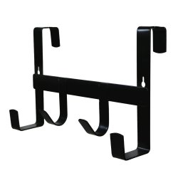 Handy holder med 4 kroge sort