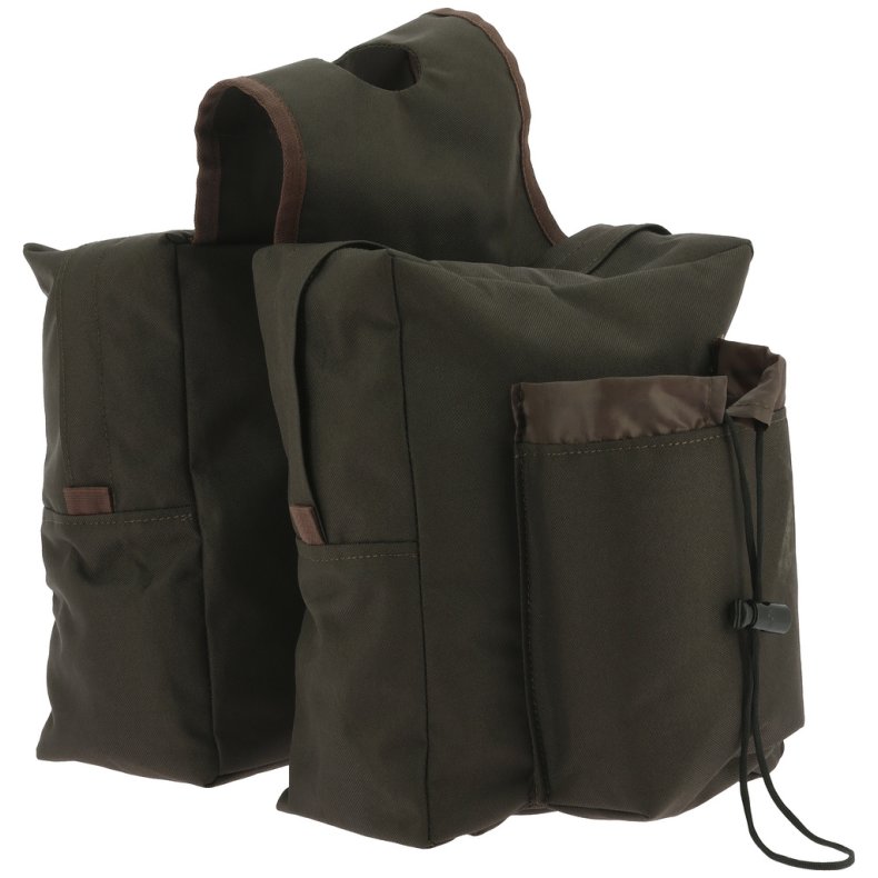 RANDOL'S Dobbelt Western sadeltaske Brun