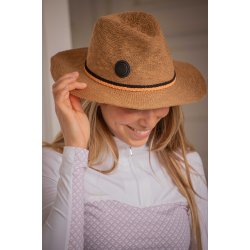 PENELOPE Rafia Hat camel