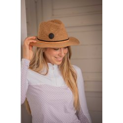 PENELOPE Rafia Hat camel