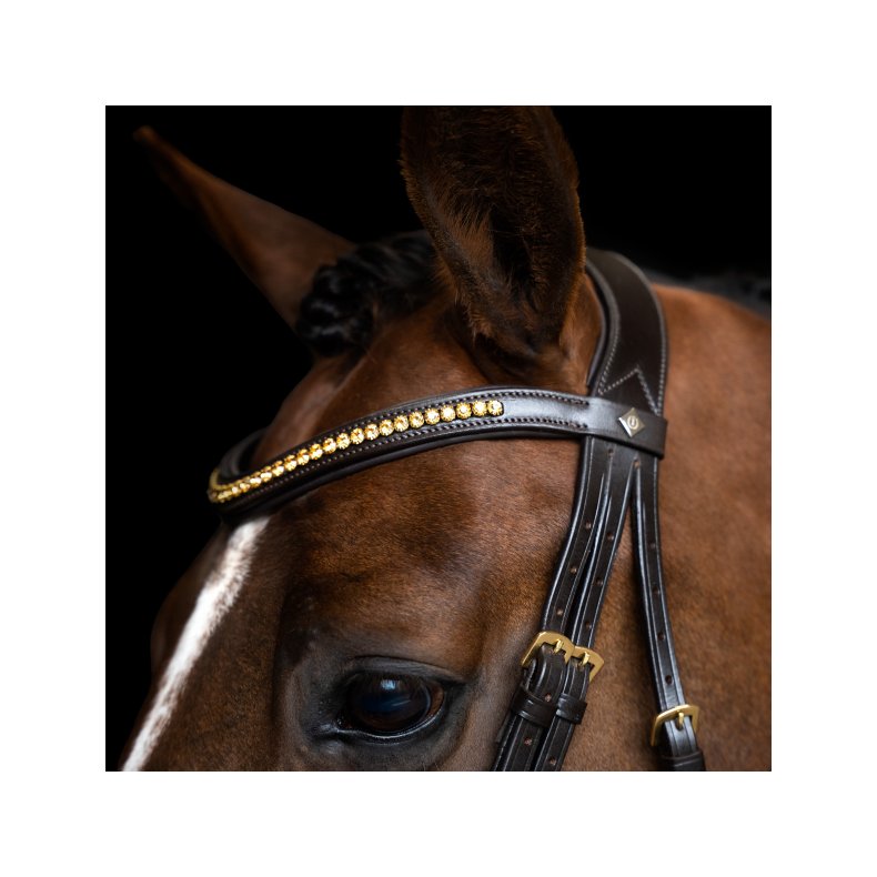 Trense IRH Simple kombineret n�seb�nd - flere farver C/S brown