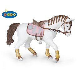 PAPO Hest med flettet man