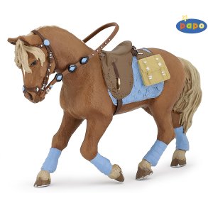 PAPO Ridehest med udstyr