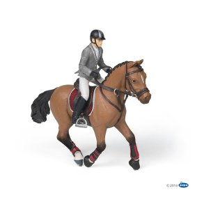 PAPO Stvne hest og rytter.