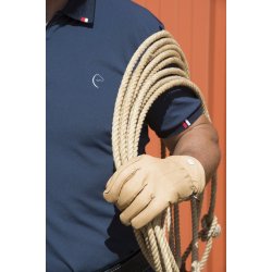 EQUITHEME L�der handsker beige 