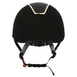 EQUITHEME Sikkerhedsridehjelm GLINT Glitter sort/rosegold