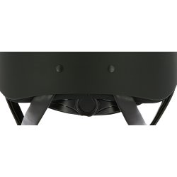 EQUITHEME Sikkerhedsridehjelm GLINT mat sort/silver