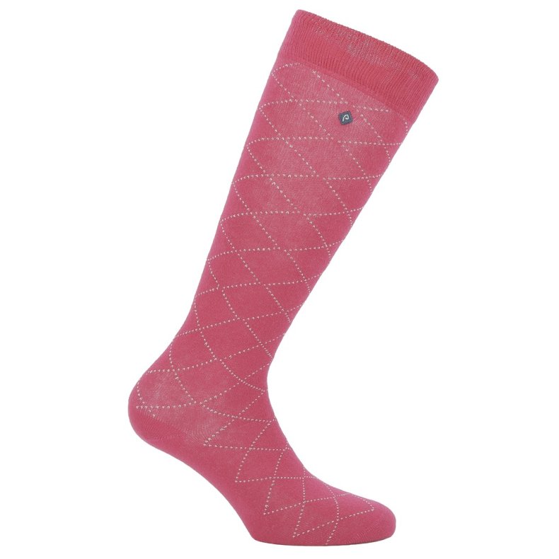 Resille ridestr�mper Equitheme 31-34 Fuchsia