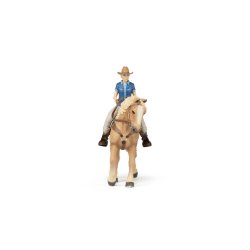 PAPO Cowgirl og hendes hest