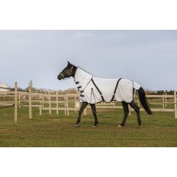 EQUITHEME Insektd�kken mesh combo hvid 