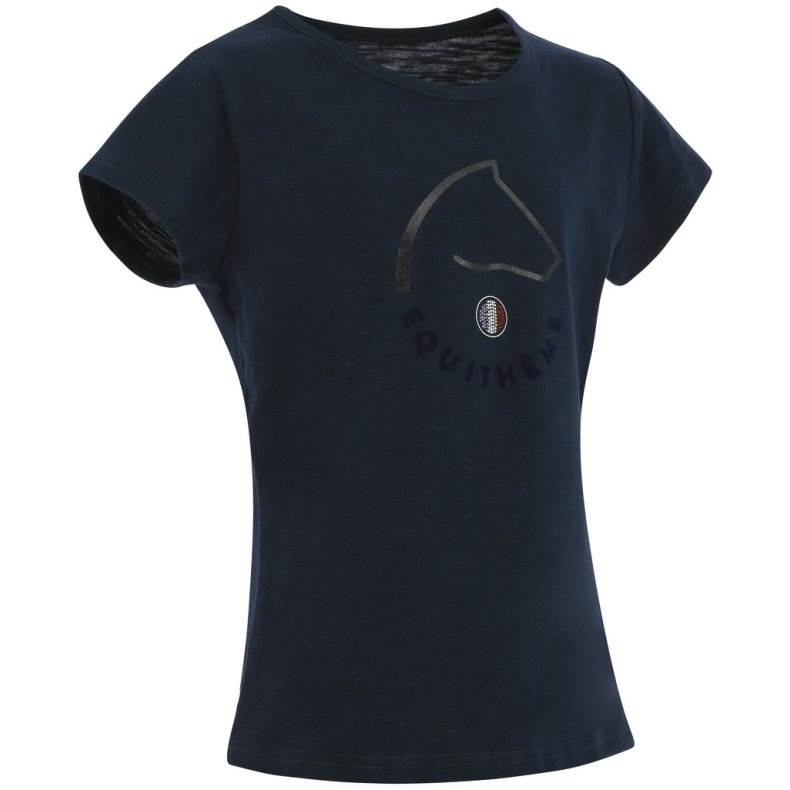 EQUITHEME Claire t-shirt junior 8�r Navy
