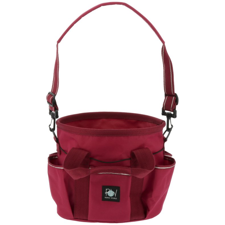 RIDING WORLD Multipocket strigletaske Bordeaux