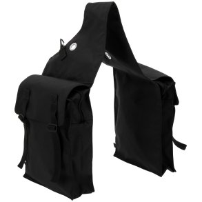 RANDOL'S Dobbelt sadeltaske med flapper