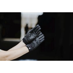 Ridehandske EQUITHEME Je t'aime CLASSIC sort