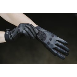 Ridehandske EQUITHEME Je t'aime CLASSIC sort