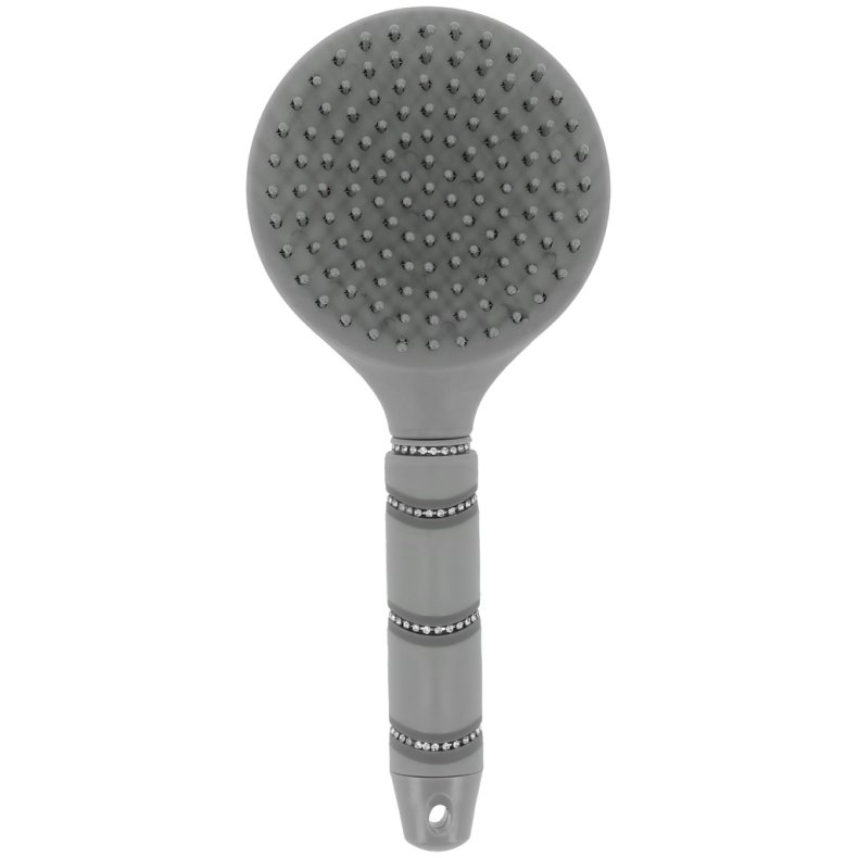 EQUITHEME Je t'aime Man og hale b�rste med sten gr�