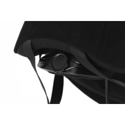 CHOPLIN AeroVelvet Sikkerhedsridehjelm shiny sort